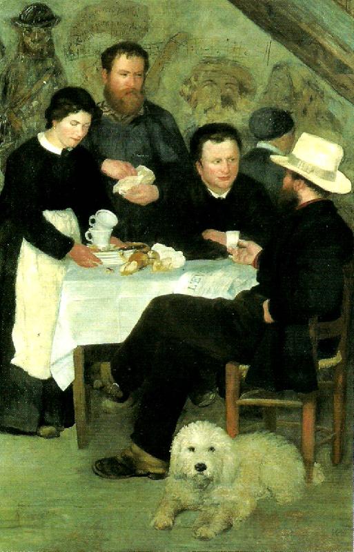 Pierre Auguste Renoir i mor anthonys vardshus Norge oil painting art